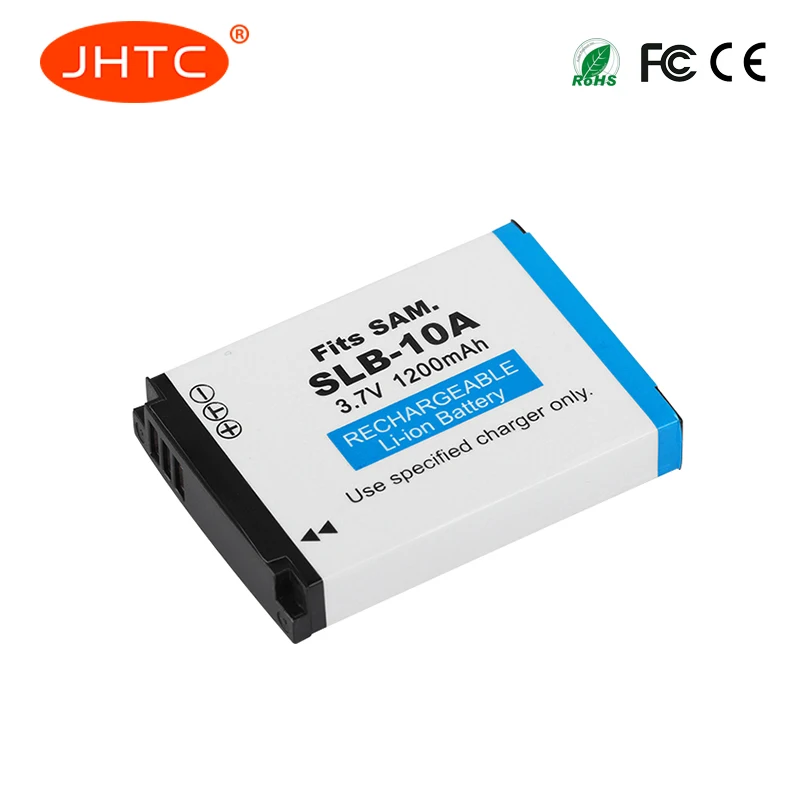 JHTC SLB 10A SLB10A батарея для Samsung PL50 PL60 PL65 P800 SL820 WB500 WB550 HZ10W IT100 L100 L110 L200 L210 1200 мА ч|Цифровые