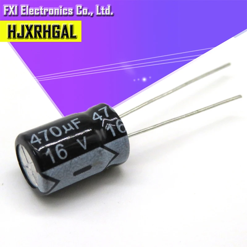 50PCS 16V470UF 8*12mm 470UF 16V 8*12Electrolytic capacitor New original | Электронные компоненты и принадлежности