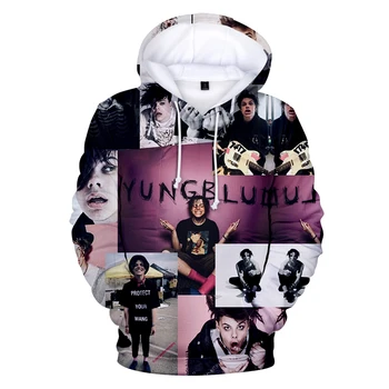

New YUNGBLUD Hoodies sweatshirts 3D Print Men/women Sweatshirts Autumn warm Hoodies Fans Casual popular Pollovers Rocker Shirt
