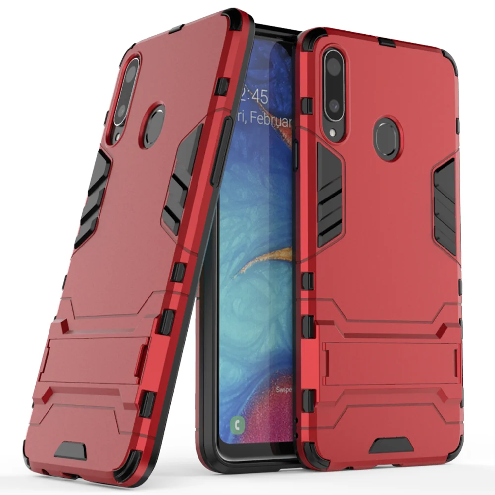 OUDINI задняя крышка Подставка Броня противоударный чехол для samsung Galaxy A20 A20E A20S M20 A2core чехол