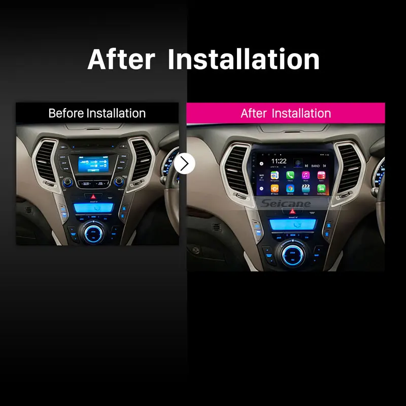 Cheap Seicane 9" Android 9.0/8.1 Quad Core Car GPS Navigation Radio Multimedia player For 2013 2014 2015-2017 Hyundai IX45 SantaFe 4 Cheap Seicane 9" Android 9.0/8.1 Quad Core Car GPS Navigation Radio Multimedia player For 2013 2014 2015-2017 Hyundai IX45 SantaFe 4