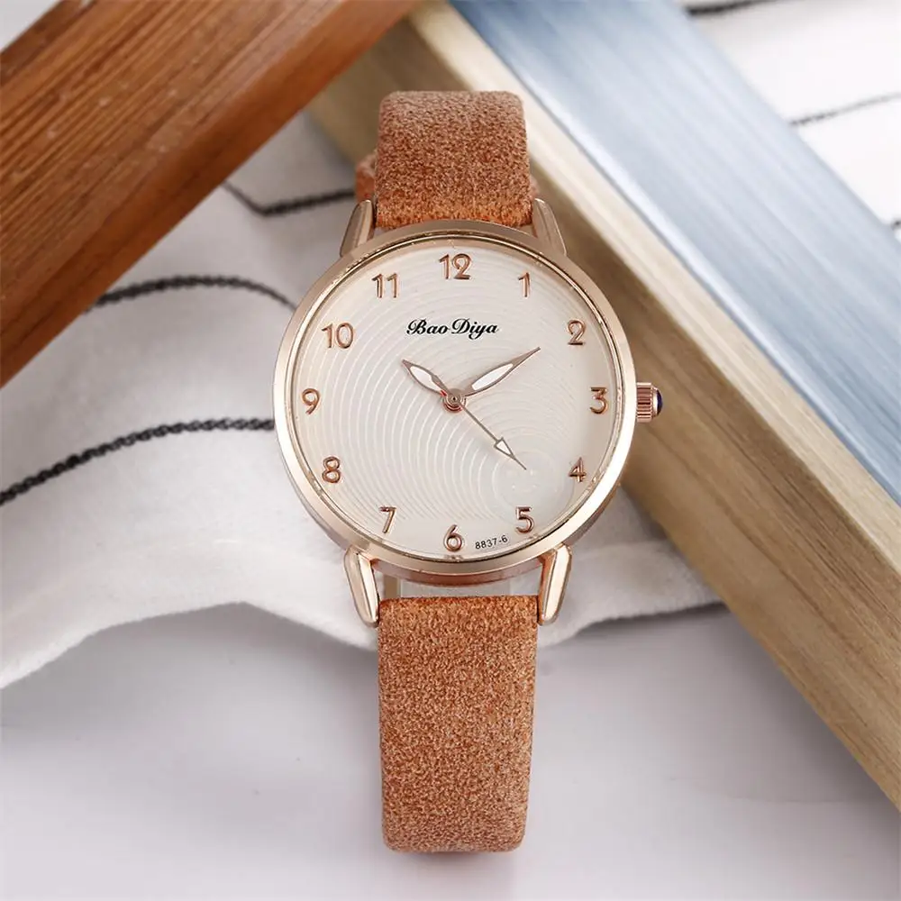 

Qualities Simple Women Watches Rose Gold Luxury Ladies Quartz Wristwatches 2020 Brand Fashion Casual Number Dial Woman Clock