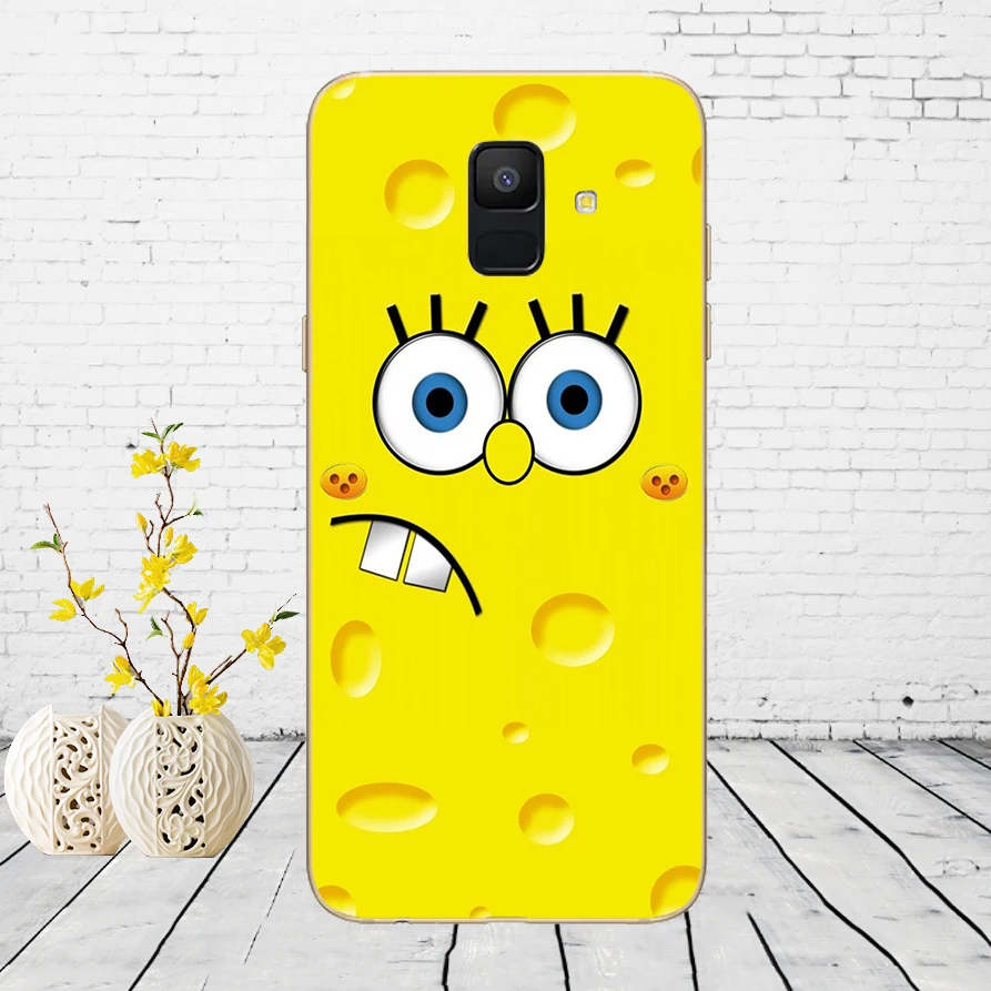 Силиконовый чехол для телефона samsung Galaxy A6 Dual SIM SM A600 A600F мягкая ТПУ задняя крышка для samsung A6 Plus A605 A605F - Цвет: B23