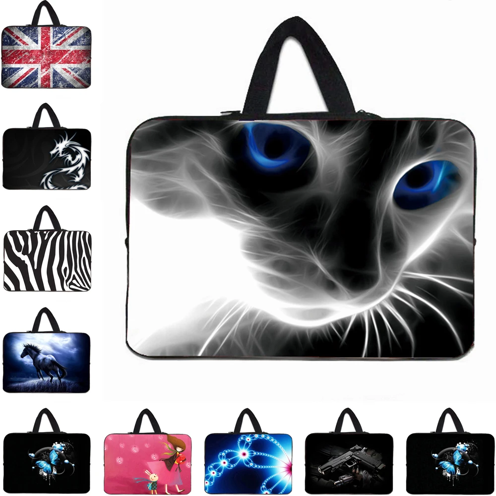 Школьная Подарочная сумка для ноутбука, неопреновая сумка для ноутбука, 14 дюймов, 13,3, 12, 10, 15, 17, Компьютерная сумка для Chromebook, сумка для ПК, чехол с ручкой, чехол в розницу