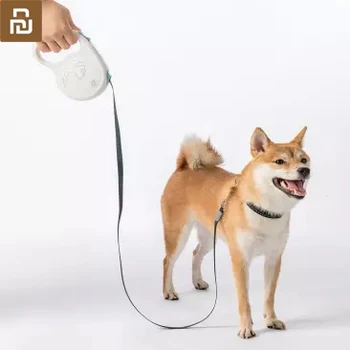 

New Youpin Jordan&Judy Pet telescopic traction rope Retractable safe locking automatic unwinding firm tensile