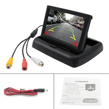 

PZ704 4.3 Inch Hd Folding Display Two-way Av Video Input Reversing Priority Car Display