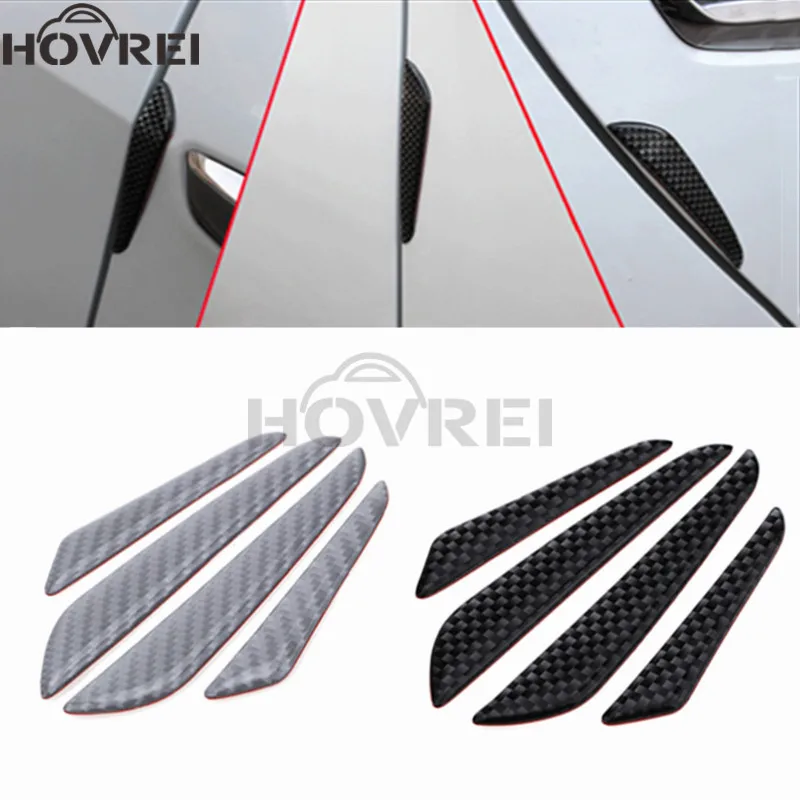 4pcs Universal Car Door Edge Guard Strip Scratch Protector Anti