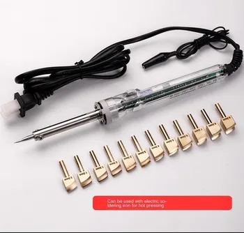 

Pure brass electric Soldering Iron Tip Burn The Edge Sealing Machine Line Pyrography Tool DIY Decorate Handmade Tools Kit