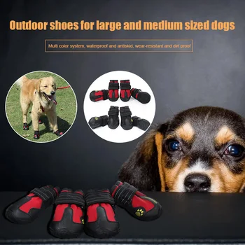 

Pet Dog Shoes Waterproof Rain Non-Slip Wear-Resistant Boots for Small Medium Large Dogs DC120