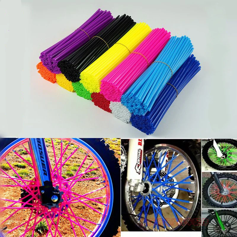 72X Motocross Dirt bike Urban Wheel Trim Tube Refit Enduro Off Road RIM Skin Cover FOR YAMAHA HONDA KAWASAKI MOTOCROSS | Автомобили и