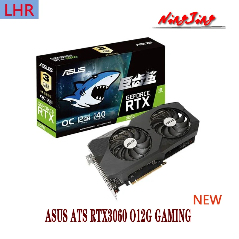 good pc graphics card ASUS ATS RTX3060 O12G GAMING /ASUS DUAL RTX3060 O12G V2 Video Cards GPU Graphic Card  RTX 3060 12GB LHR NEW graphics card for desktop