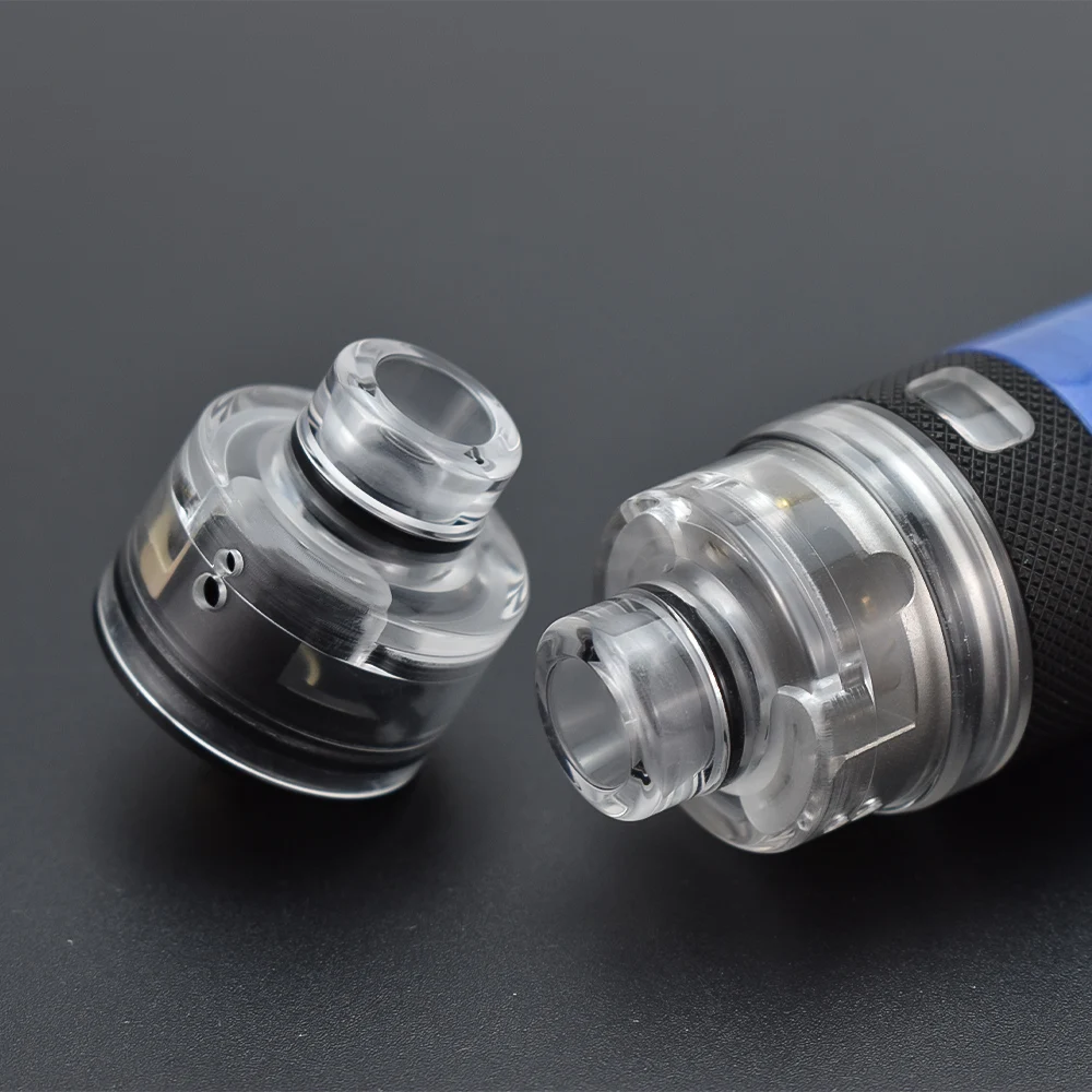 

Haku Venna RDA Replacement Clear Top Cap With 510 MTL Drip Tip PEI PC Heat protection Vape Accessories