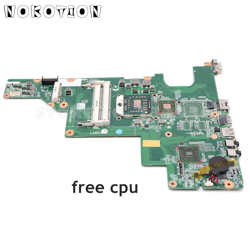 Материнская плата NOKOTION 646982 001 для ноутбука HP Compaq 435 635 CQ43 разъем S1 DDR3 с бесплатным