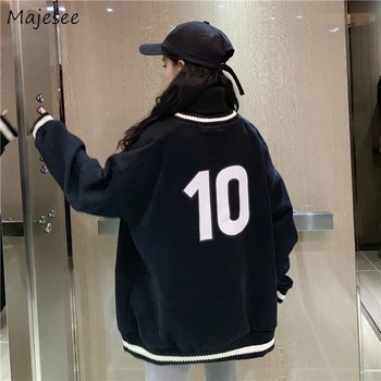 

Hoodies Women Plus Velvet Warm Winter Thicker Printed Oversize BF Harajuku Turtleneck Ulzzang Loose 2XL All-match Korean Style