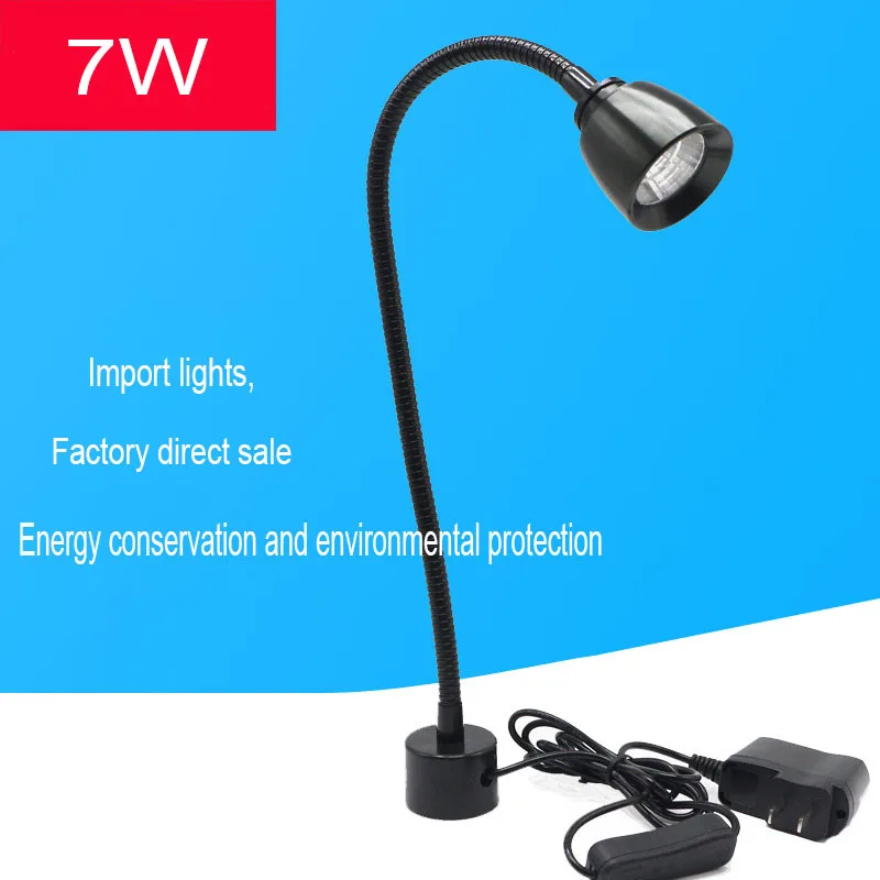 7W LED Einstellbar Nähmaschine Lampe mit Magnetfuß IP44 Flexibel Kaltweiß ❤ 