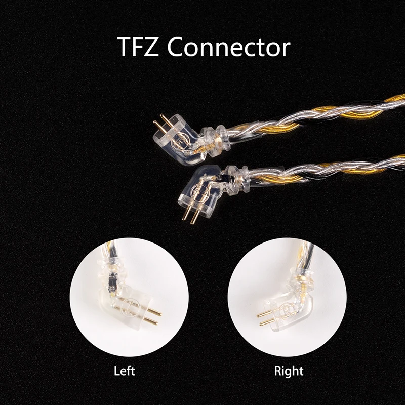 TFZ 4.4 Yinyoo 16 ядро Модернизированный посеребренный кабель 2,5/3,5/4,4 мм с MMCX/2pin/QDC TFZ разъем для ZS10/ZSN Pro ZSX - Цвет: TFZ 4.4