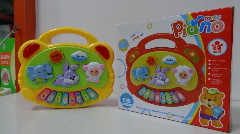 Children Animal Music Pat Electronic Keyboard Baby Infants Stall Early Childhood Educational Music Piano Toy