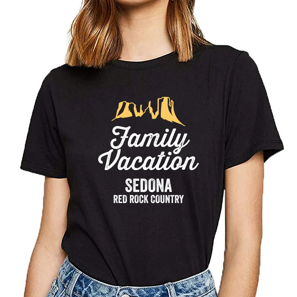 Женские топы футболки sedona arizona семейные каникулы красные камни Рингер