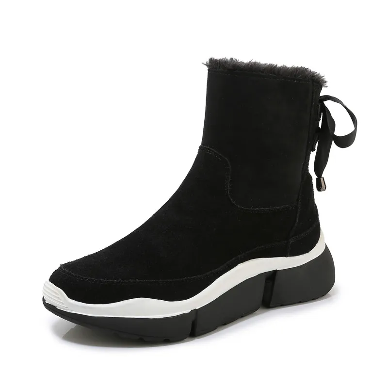 MORAZORA winter New Brand keep warm snow boots comfortable flat heel square toe ankle boots high qaulity casual women boots