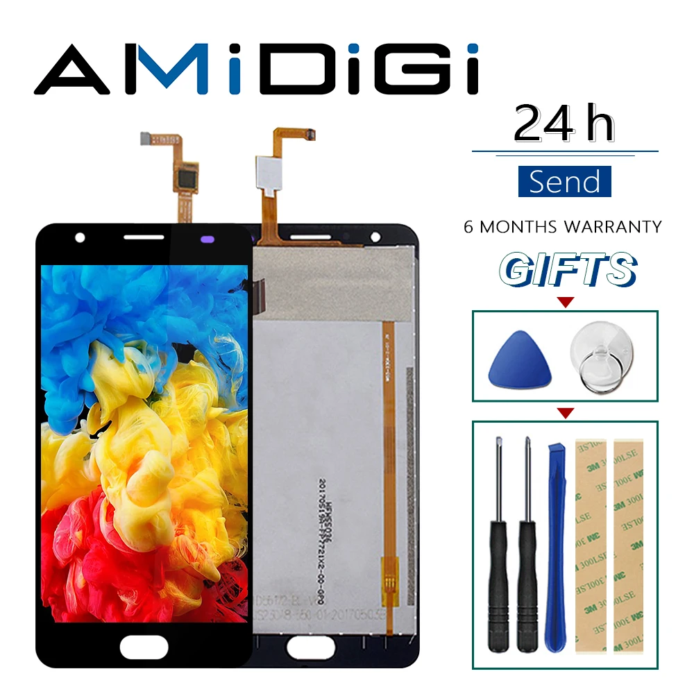 ЖК дисплей и тачскрин для Oukitel K6000 Plus 100% испытано сменный дигитайзер в сборе +