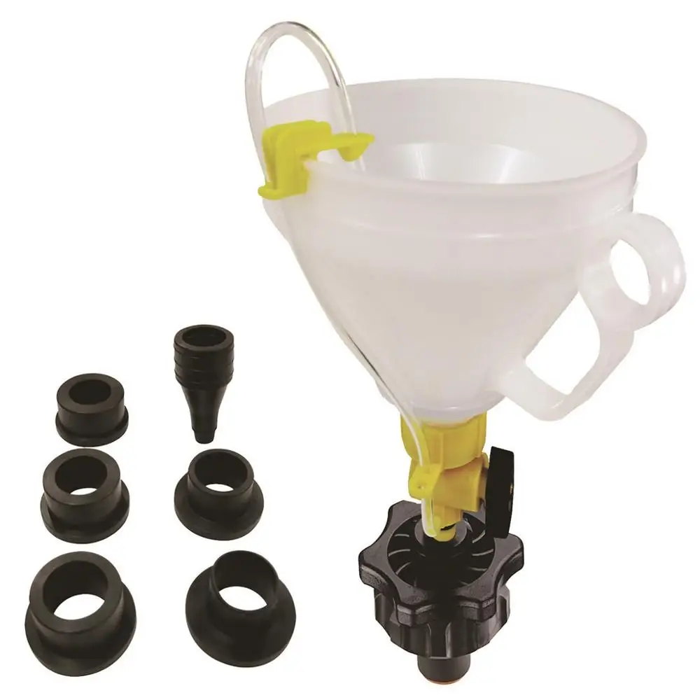 

Radiator Coolant Refilling Funnel Tool Kit 31/35/40/42/45mm Adaptor For Ford GM Chrysler Honda Toyota Suzuki Nissan Mazda