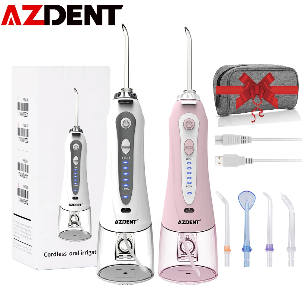 Lowered Teeth-Cleaner Dental-Flosser Oral-Irrigator Water Rechargeable Azdent USB IPX7 5-Modes 6Q5AEzW9q