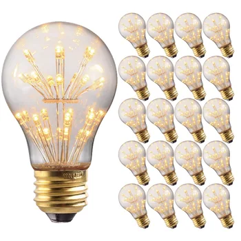 

A60 A19 ST64 Vintage Retro Led lamp 220V Indoor E27 Decorative Light Bulb Led 2200K for Home Cafe 3W Firework Light Bulbs