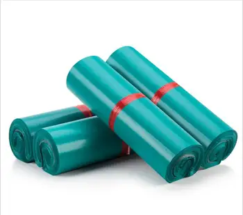 

50pcs/roll High Quality Green Courier Bags Self-Seal Adhesive Storage Bag Matte New PE Envelope Mailer Postal Waterproof Bag