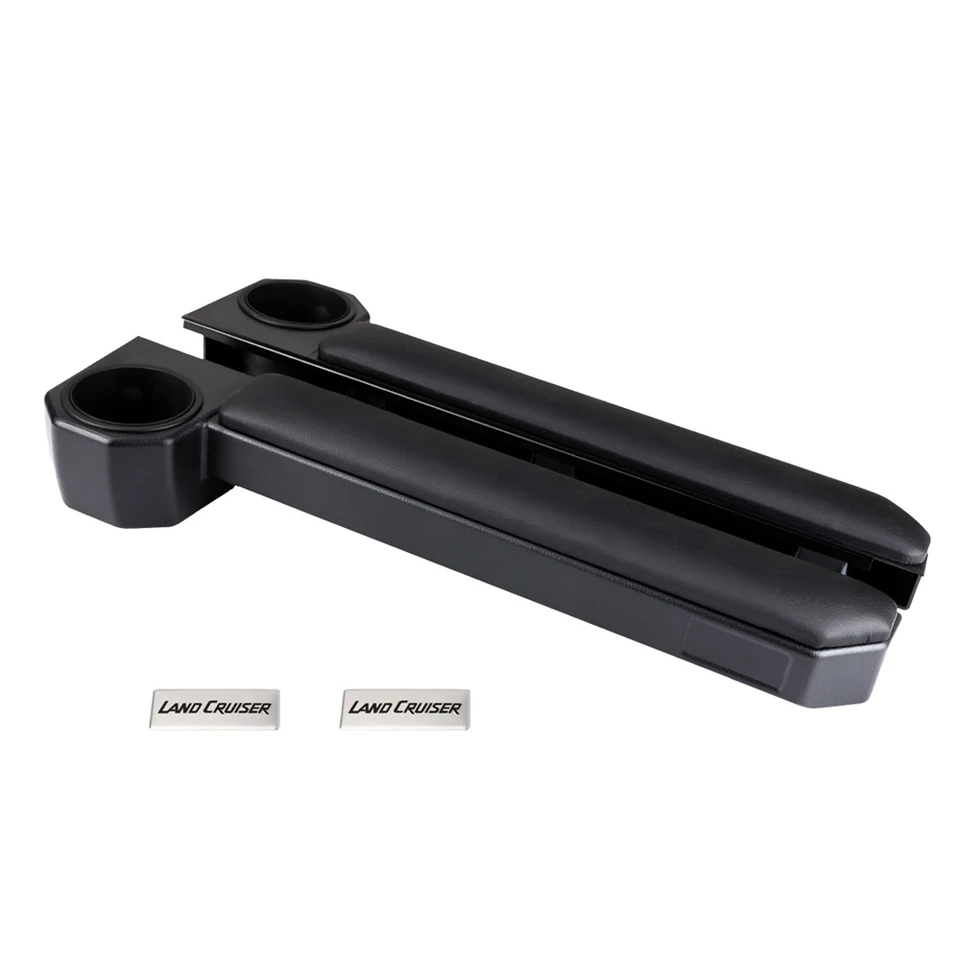 Land Cruiser 70-serie Deurarmsteun Bekerhouder | Duurzaam Kunststof Leer | Verbeterde Armsteun voor Lange Ritten | Makkelijke Installatie,Andere interieuraccessoires