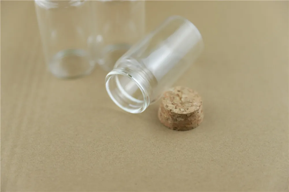 37mm 24PCS 50ml Mini Glass Bottles Storage tiny Jar for Spice Corks spicy Bottle Candy Containers Vials With Cork Stopper (4)