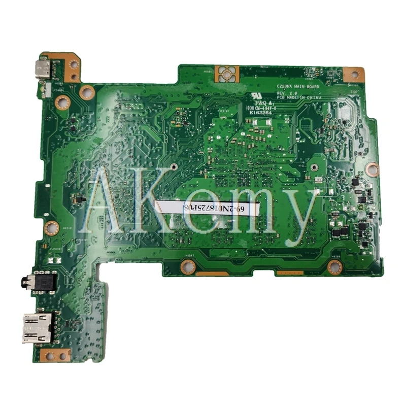 C423NA материнская плата для ноутбука 32 Гб SSD для ASUS Chromebook C423NA C423N C423 N3350 cpu 4 Гб ram оригинальная mianboard ТЕСТ ОК