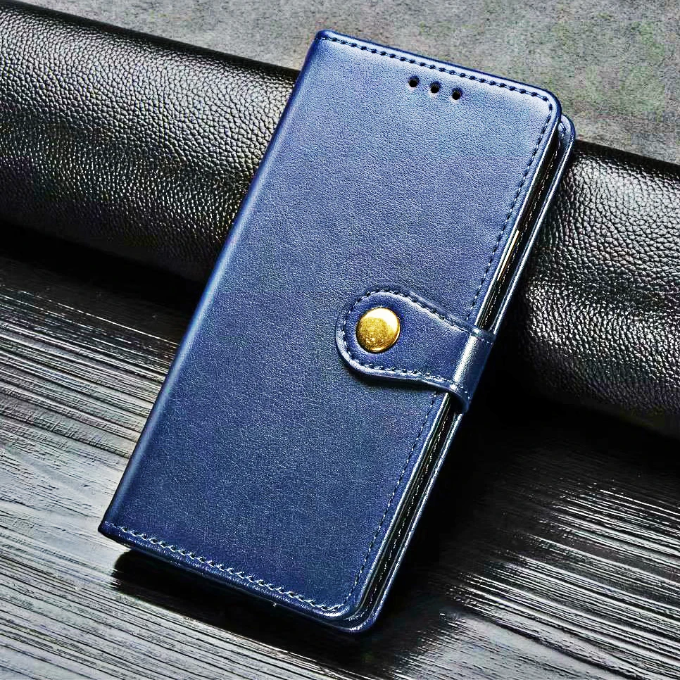 Магнитный кожаный чехол для Umidigi One Pro Max S2 lite S3 Pro A3 Pro A5 Pro F1 Play, чехол-кошелек с откидной крышкой-подставкой Etui - Цвет: Синий