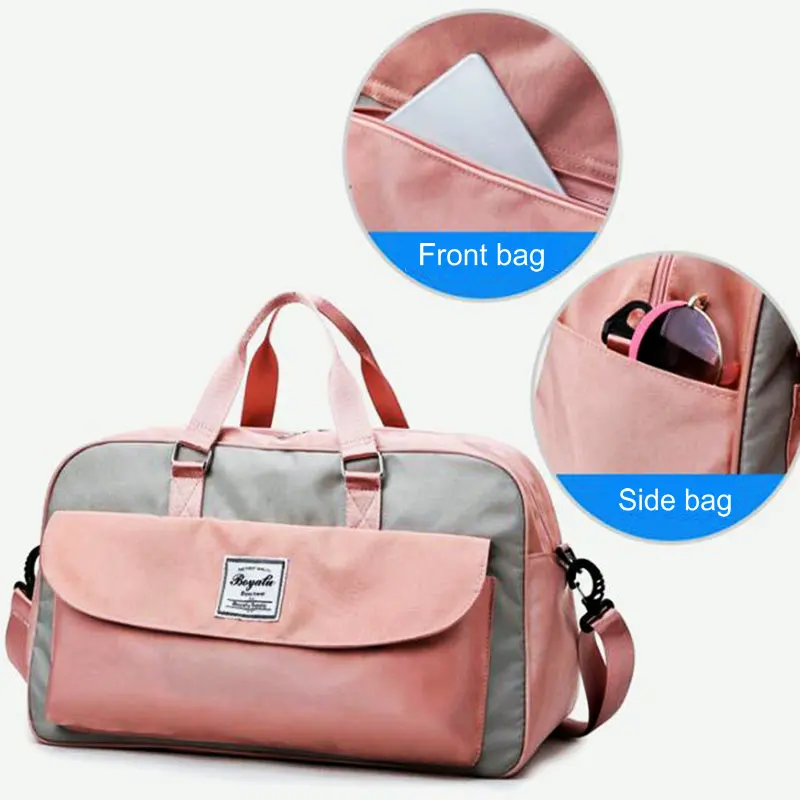 

Women Travel Sport Duffel Bag Oxford Men Gym Training Bag Outdoor Travl Sports Carry On Gym bag Large Capacity Yoga Storage Bags