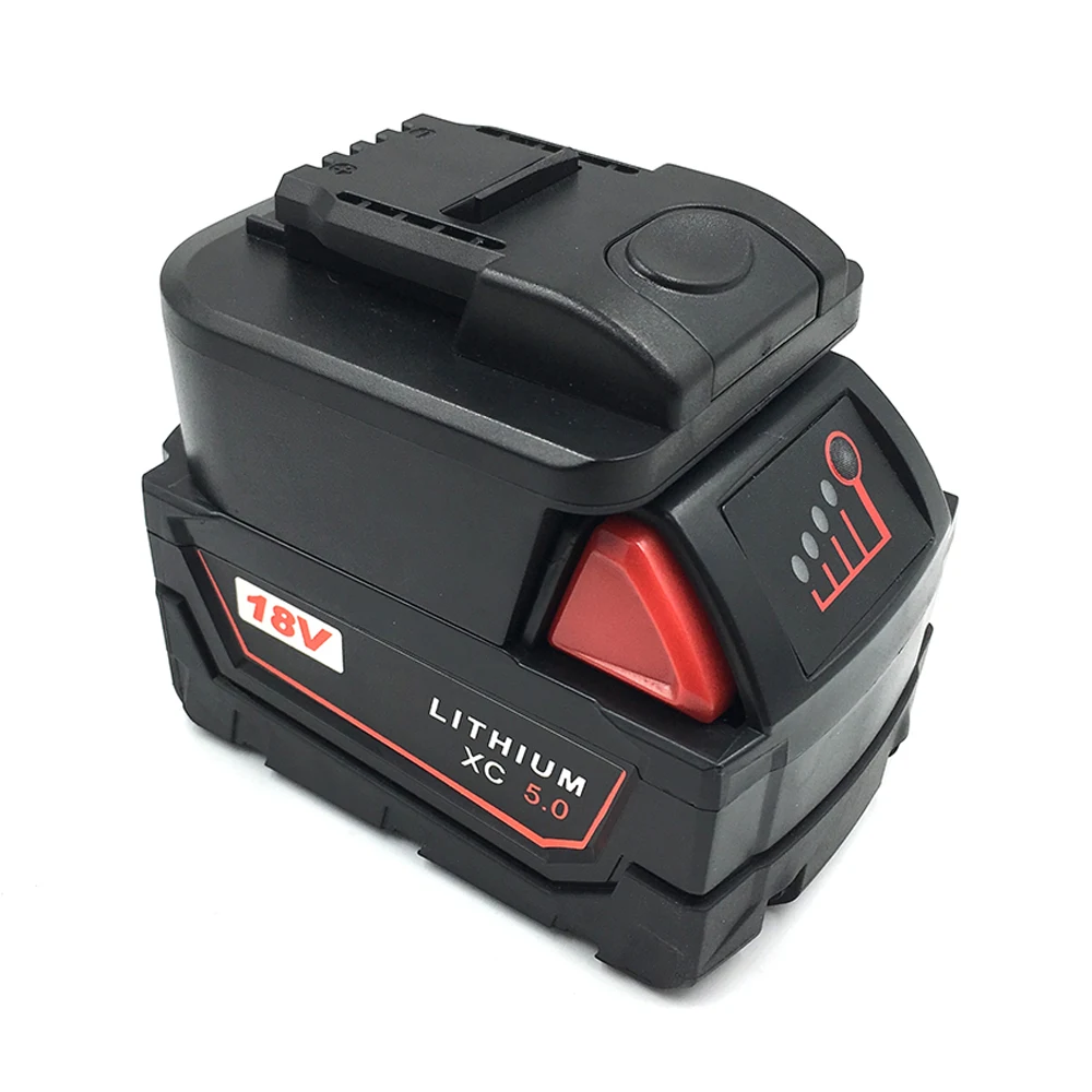 battery adaptor for Milwaukee 18V li-on convert to for worx 4pin tool battery use tool convert adapter for worx 20v orange 4pin to 5pin battery not 6pin battery