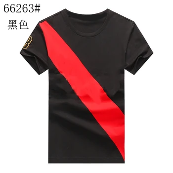 

Men's big horse horse short-sleeved t-shirt homre 100%cotton short sleeve Casual O-Neck Short t shirt for homme