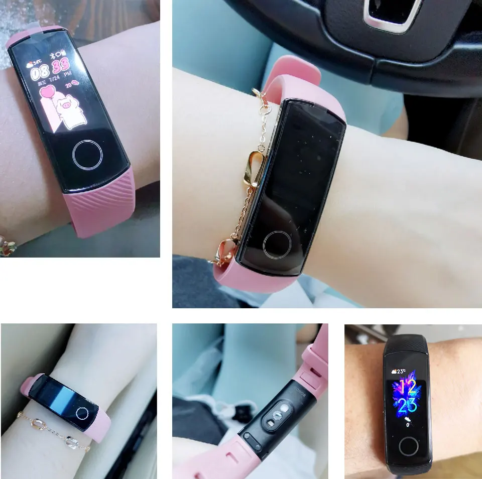 Глобальная версия HONOR Band 5 NFC Браслет Смарт Кислород в крови Несколько циферблатов Частота пульса Фитнес Sleep Tracker Пассометр