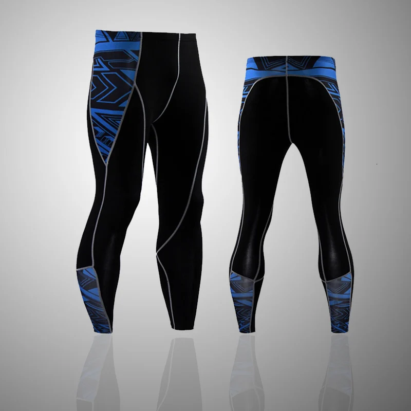Фирменный мужской спортивный костюм Rash Gard Kit футболка с длинным рукавом мужские Леггинсы 2 шт. MMA одежда компрессионные рубашки Crossfit брюки
