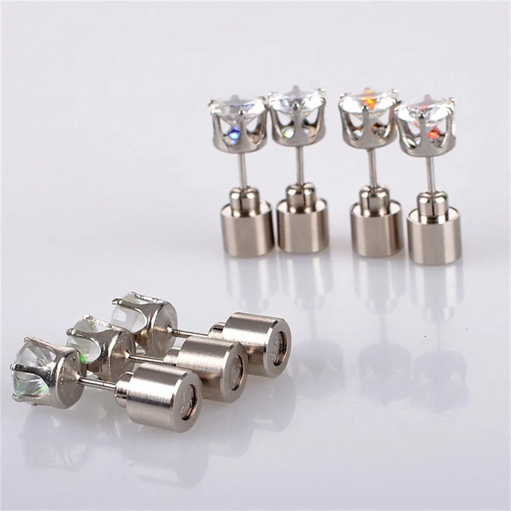 Currently Available South Korea Valentine's Day Gift Shiny Ear Stud LED Earrings Shining Accessories Light-emitting Earrings Sup