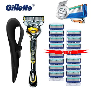 

Machine for Shaving Blade Gillette Fusion 5 Proshield Straight Razor Men Manual Shaver Razors Cassettes for Shaving Gillette