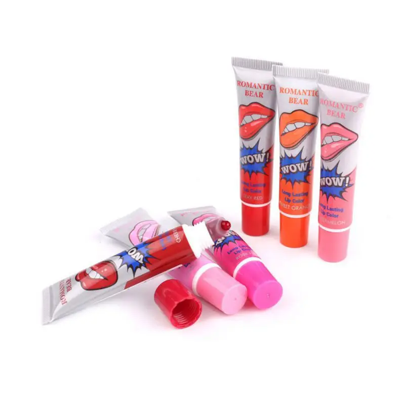 Makeup Set Waterproof Peel-off Lip Gloss Mascara Liquid Eyeliner Long Lasting Smudge-proof Cosmetic Kit 101G