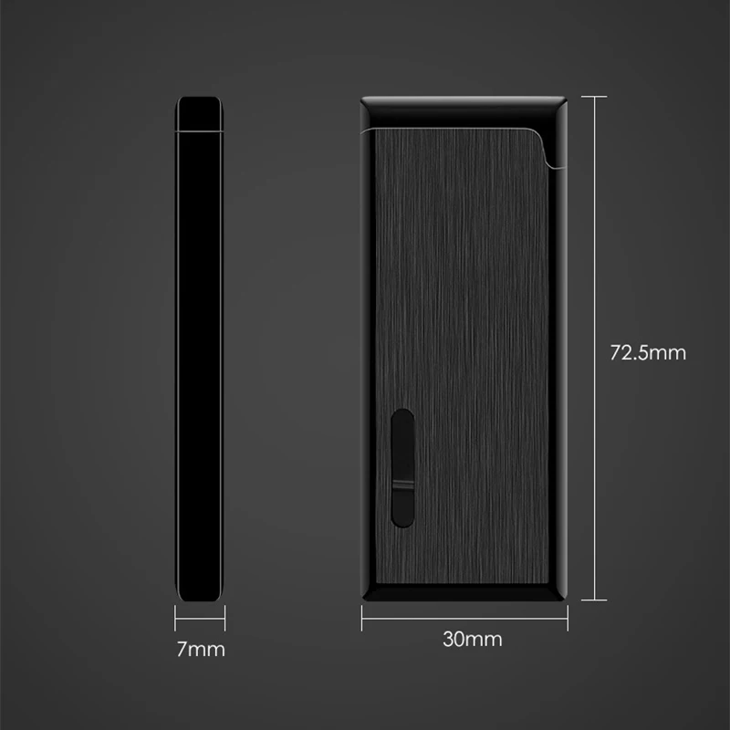 Gas Lighter Butane Turbo Lighter Cigar Cigarettes Lighters Ultra-thin Metal Lighters Smoking Accessories Gadgets For Men