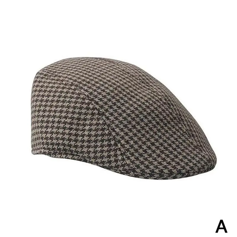 Black Herringbone Newsboy Baker Boy Tweed Flat Gatsby Cap Hat Cappello Designer Mens Da Luxury Donna Dropshipping Y3m1 beret flat cap