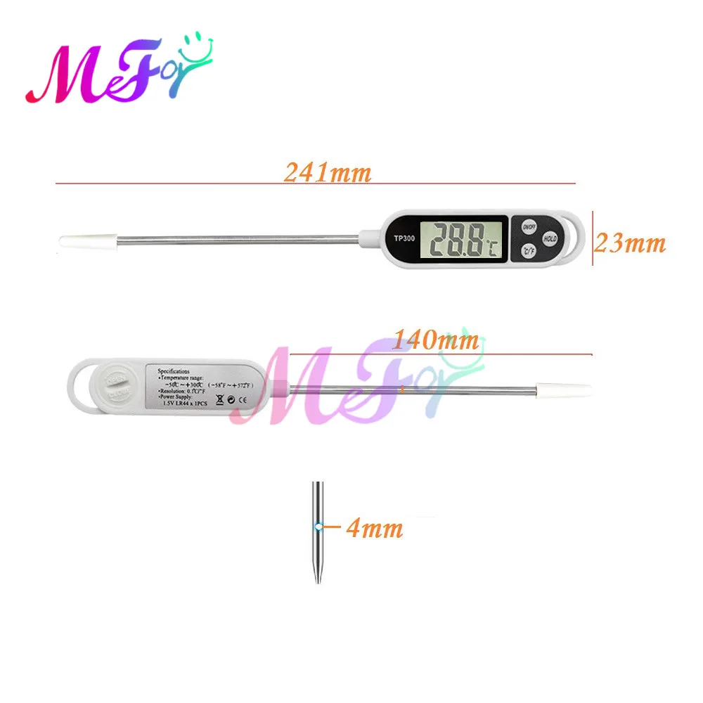  Treedix Digital Food Thermometer TP300 with Extra Long