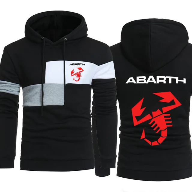 Толстовки для мужчин автомобиль ABARTH логотип принт Толстовка весна осень мужская повседневная толстовка хип хоп harajuku модная Толстовка флисовый спортивный костюм Y - Цвет: as picture