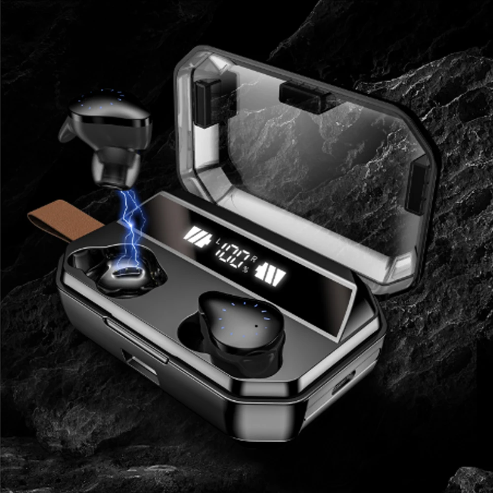Hangrui новые F9-5 TWS беспроводные Bluetooth наушники 8D Bass Bluetooth 5,0 стерео наушники-вкладыши с 2000 мАч зарядный чехол