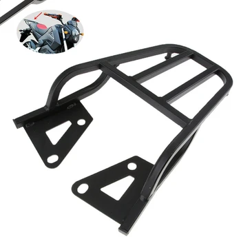 

Motorcycle Bike Trunk Seat Rear Box Tail Fin Shelf Metal Luggage Rack Kit Seat Extension