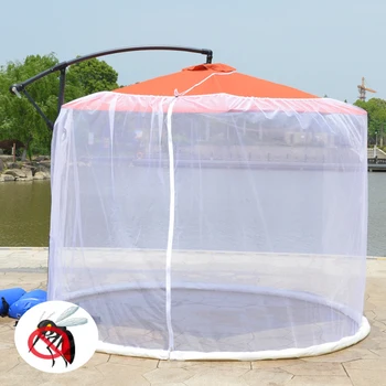 

300x230 CM Anti Mosquito Tent Net Zipper Net Umbrella Cover Anti Insect Bug Mesh Dining Table Net Indoor Square Outdoor