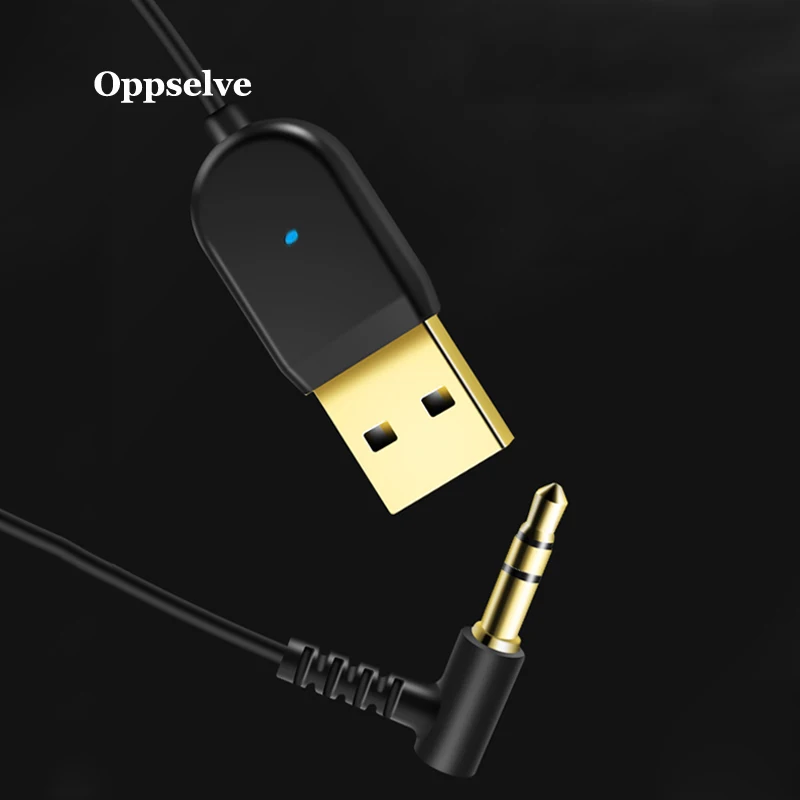 

Oppselve AUX Bluetooth Adapter Car 3.5mm Jack Dongle Cable Handfree Car Kit Audio Music Transmitter Auto Bluetooth 5.0 Receiver