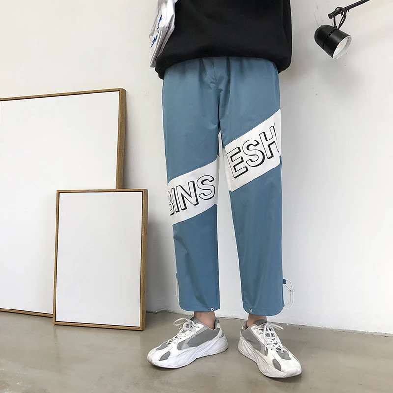 New Autumn Casual Cargo Pants Men Loose Feet Men's Trousers Streetwear Pantalon Hombre Hip Hop Sweatpants Joggers