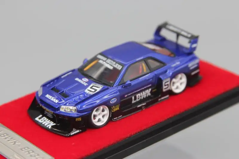 SW 1/64 日産 R34 ER34 GT-R リバティウォーク LBWK Amazon | マッスルマシーンズ 1/64 リバティーウォーク 日産 GT